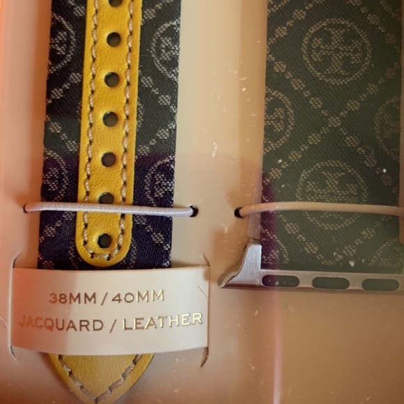 Tory Burch T MONOGRAM BAND FOR APPLE WATCH®T, 38MM – 42MM - Picture 10 of 11